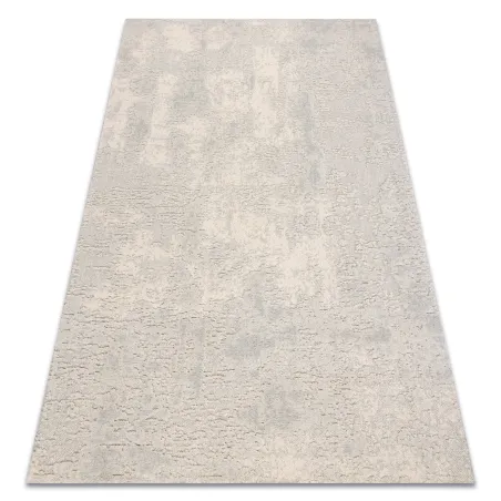 Teppich FLUX 461.2.AE120 Wollmischung OSTA - Abstraktion, strukturell, Loftstil Creme / Grau