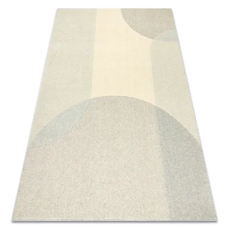 Teppich FLUX 461.7.AE120 Wollmischung OSTA - Geometrisch, strukturell, Loftstil Beige / Grau