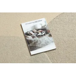 Teppich FLUX 461.7.AE120 Wollmischung OSTA - Geometrisch, strukturell, Loftstil Beige / Grau