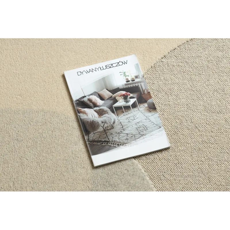 Teppich FLUX 461.7.AE120 Wollmischung OSTA - Geometrisch, strukturell, Loftstil Beige / Grau