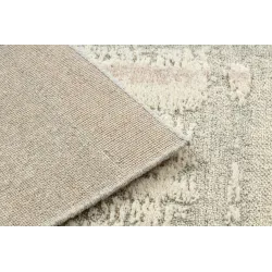 Teppich FLUX 461.43.AE200 Wollmischung OSTA - Geometrisch, strukturell, Loft-Stil creme / rosa