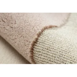 Teppich FLUX 461.7.AE200 Wollmischung OSTA - Geometrisch, strukturell, Loft-Stil beige / rosa