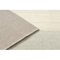 Teppich FLUX 461.7.AE990 Wolle OSTA - Geometrisch, strukturell, Loft Beige / Grau