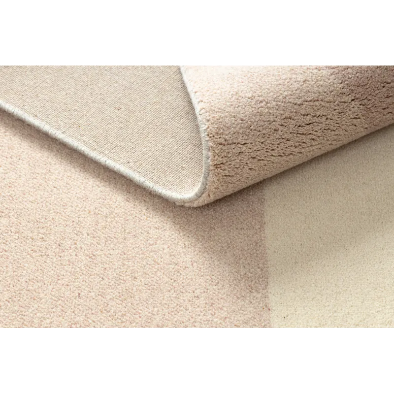 Teppich FLUX 461.7.AE990 Wolle OSTA - Geometrisch, strukturell, Loft Beige / Grau