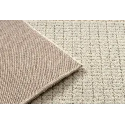 Teppich FLUX 461.9.AE200 Wolle OSTA - Geometrisch, strukturell, Loft Beige / Rosa