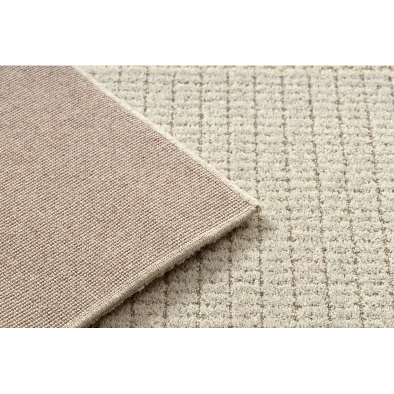 Teppich FLUX 461.9.AE200 Wolle OSTA - Geometrisch, strukturell, Loft Beige / Rosa