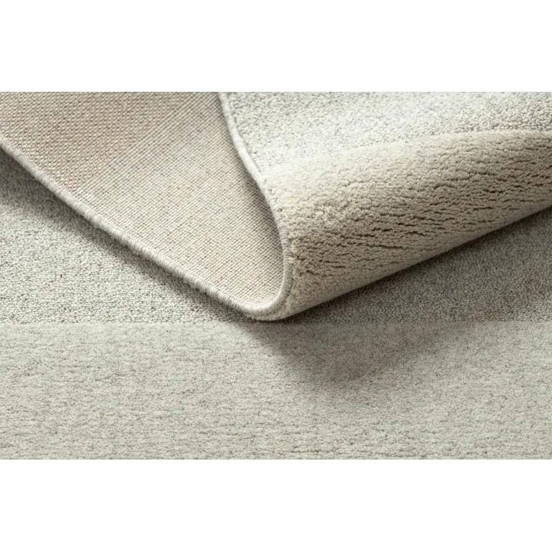 Teppich FLUX 461.12.AE120 Wolle OSTA - Geometrisch, strukturell, Loft Creme / Grau