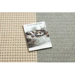 Teppich FLUX 461.9.AE500 Wollmischung OSTA - Geometrisch, strukturiert, Loft Blau / Creme