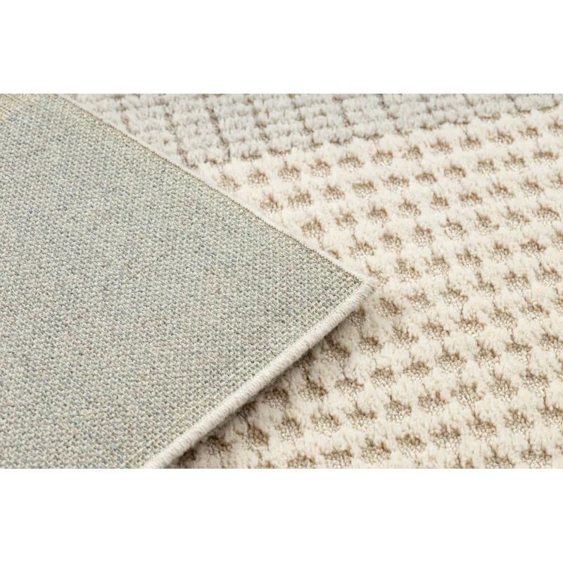 Teppich FLUX 461.9.AE500 Wollmischung OSTA - Geometrisch, strukturiert, Loft Blau / Creme