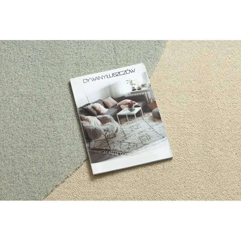 Teppich FLUX 461.10.AE500 Wollmischung OSTA - Geometrisch, strukturell, Loft Blau / Creme