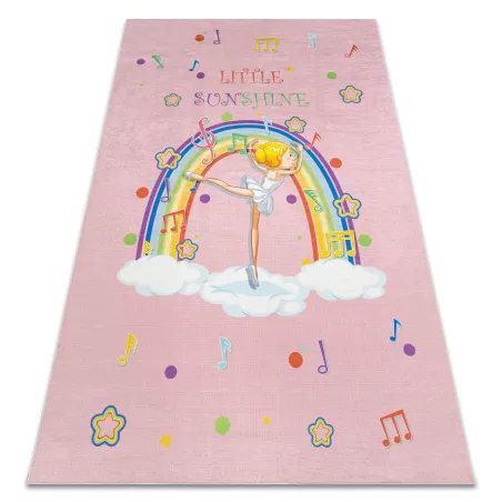 Waschteppich BAMBINO 41870, rosa, rutschfest, ideal für Kinderzimmer