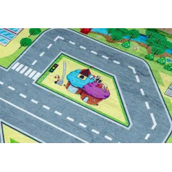 BAMBINO 9028, idealer Teppich für Kinder, zum Spielen und Lernen