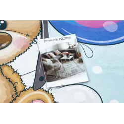 Teddybär auf dem Waschteppich BAMBINO 43030, weich und kinderfreundlich