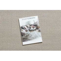 Eleganter beiger SISAL Teppich TIMO 5979 für Gartenbereiche