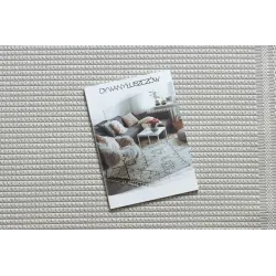 Weißer sisal Teppich TIMO 5979 für den Außenbereich
