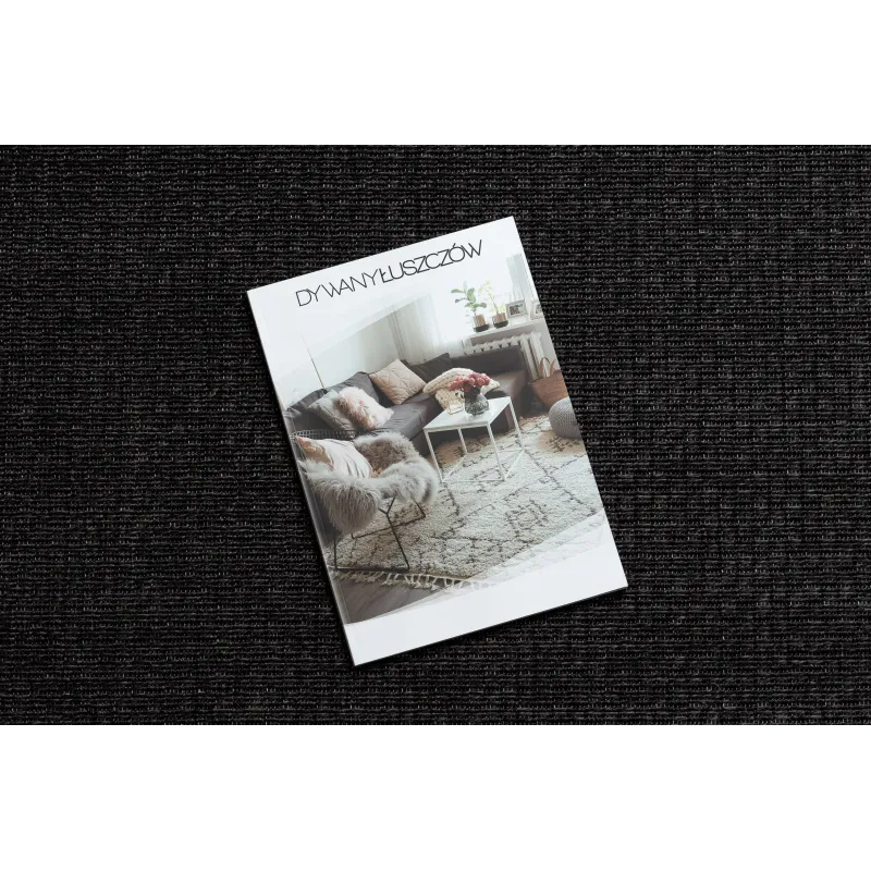 Schwarzer SISAL Teppich TIMO 0000, stilvolles Accessoire für den Garten