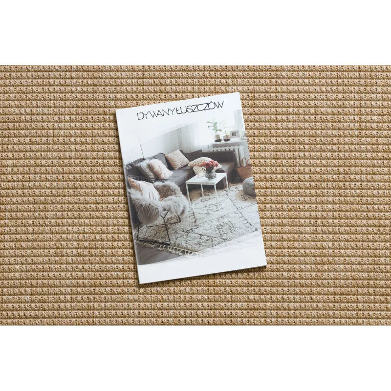 Runder Teppich TIMO 5979 in dunkelbeige für Gartenmöbel