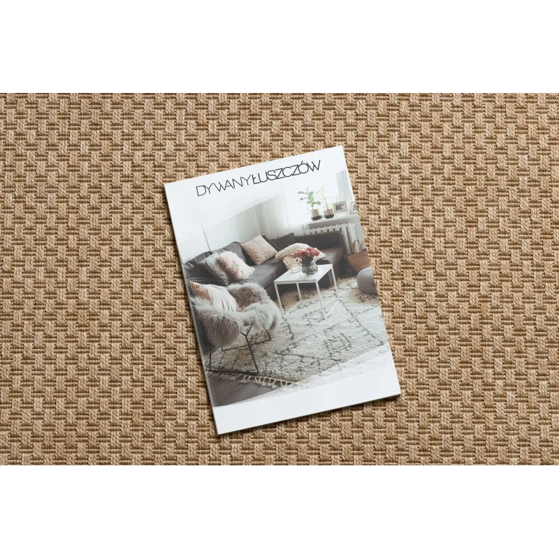 Dunkelbeige TIMO 6272 Sisal Teppich für stilvolle Außenbereiche