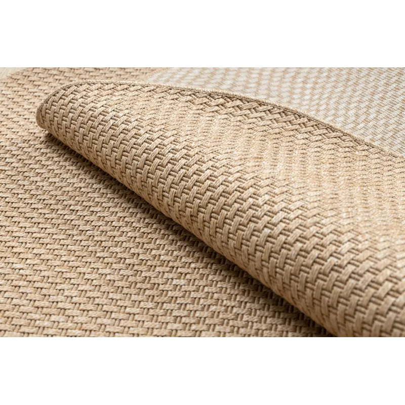 TIMO 6272 Sisal Teppich, ideal für Garten- und Terrassennutzung