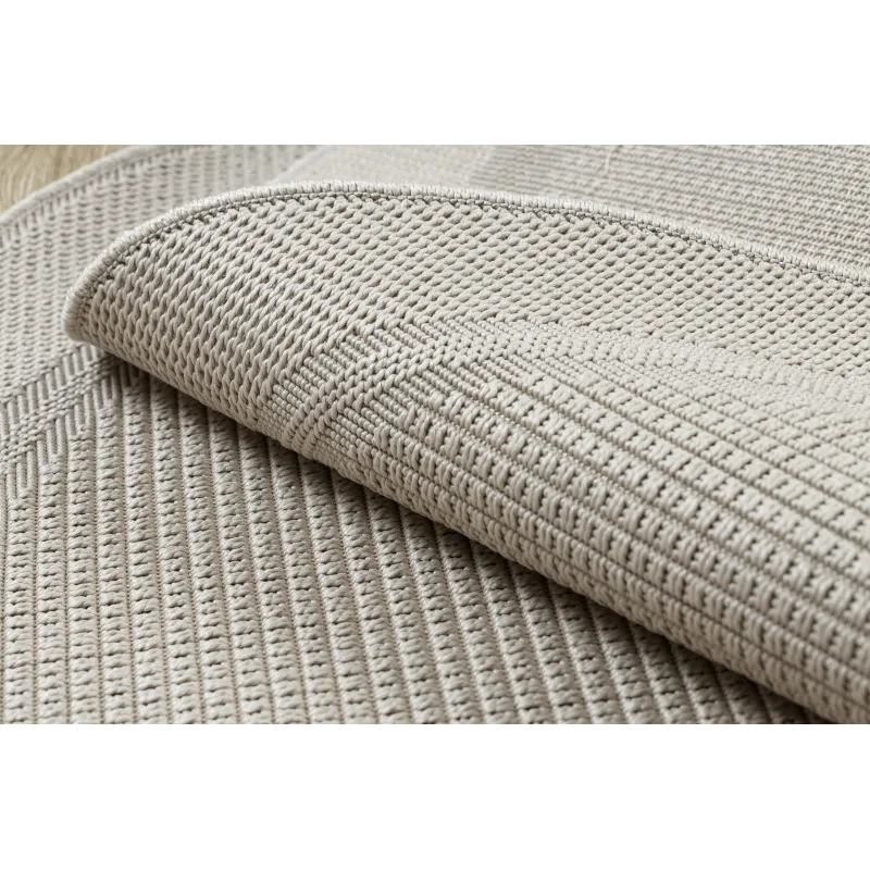 Stylvoller Sisal Teppich TIMO 5979 für moderne Außenbereiche