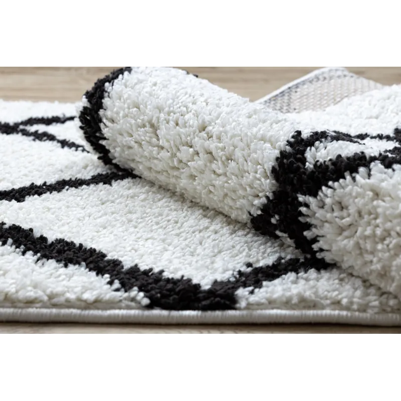 Teppich BERBER CROSS weiß - ideal für das moderne Wohnzimmer