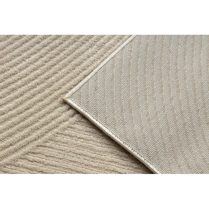 Teppich BALANCE 0194 taupe - Geometrisch, strukturell, glamourös