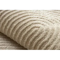 Teppich BALANCE 0194 taupe - Geometrisch, strukturell, glamourös