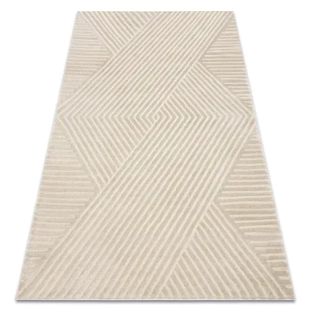 Teppich BALANCE 1503 taupe - Geometrisch, strukturell, glamourös
