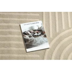 Teppich BALANCE 1918 taupe - Geometrisch, strukturell, glamourös