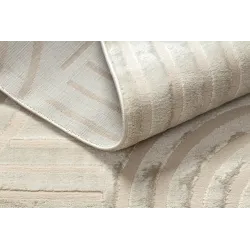 Teppich BALANCE 1918 taupe - Geometrisch, strukturell, glamourös