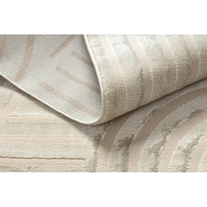 Teppich BALANCE 1918 taupe - Geometrisch, strukturell, glamourös