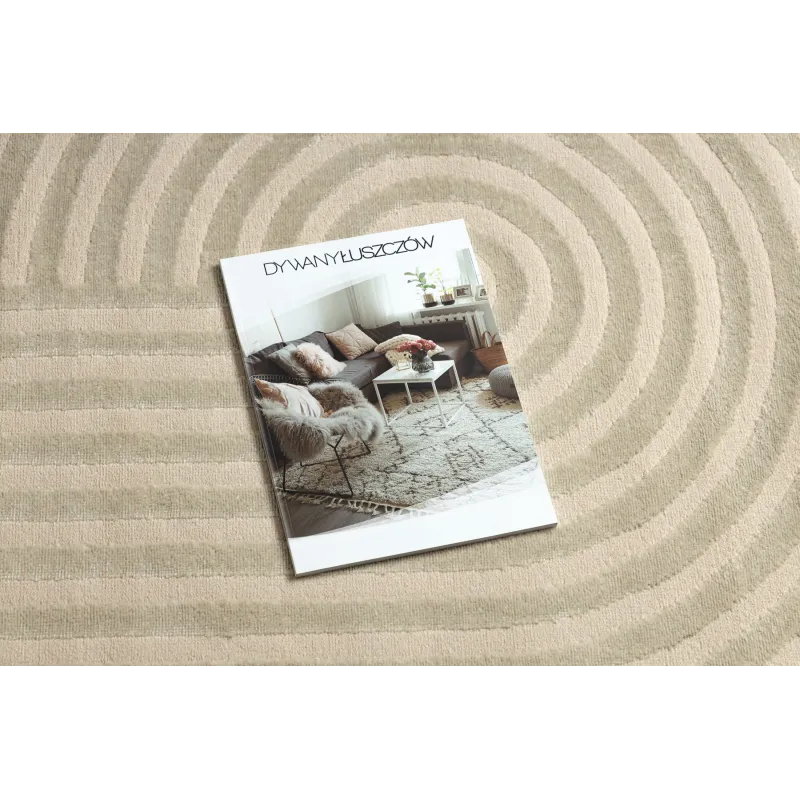 Teppich BALANCE 1921 taupe - Geometrisch, strukturell, glamourös