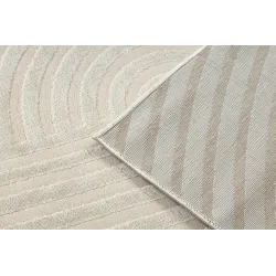 Teppich BALANCE 1921 taupe - Geometrisch, strukturell, glamourös