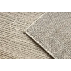 Teppich BALANCE 8788 taupe - Geometrisch, strukturell, glamourös