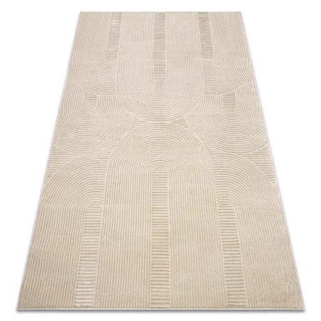 Teppich BALANCE 9086 taupe - Geometrisch, strukturell, glamourös