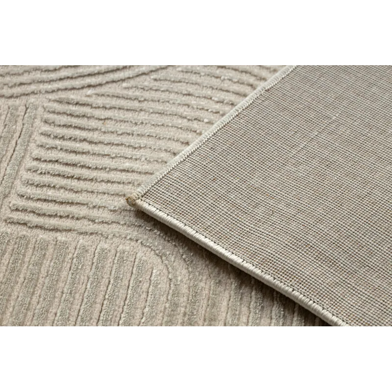 Teppich BALANCE 9086 taupe - Geometrisch, strukturell, glamourös