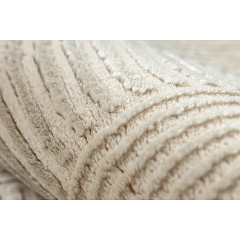 Teppich BALANCE 9086 taupe - Geometrisch, strukturell, glamourös
