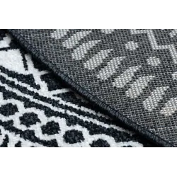 Teppich FUN Napkin Serviette rund - schwarz - 2. WAHL