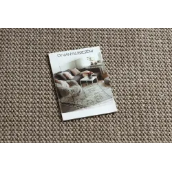 Teppich CASABLANCA LOOP rund braun Schlingenflor, weich