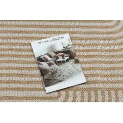 Teppich ORGANIC 2131 Sisal Geometrisch Creme / Natur - moderner unregelmäßiger Schnitt