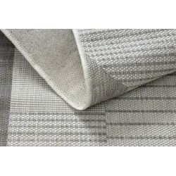 Teppich ORGANIC 2769 Sisal Geometrisch Creme / Grau - natürlich, modern unregelmäßige Form
