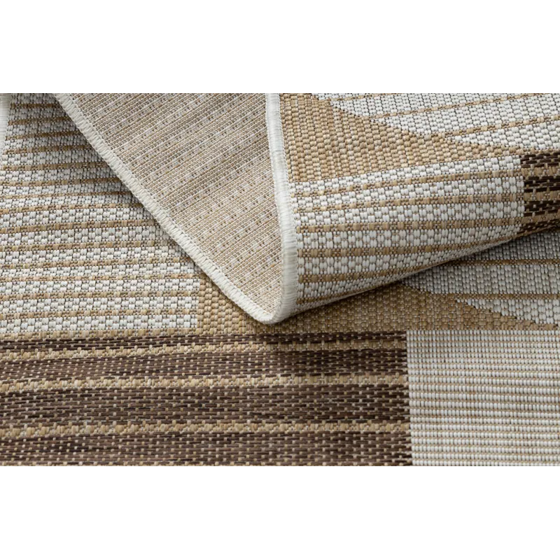 Teppich ORGANIC 2769 Sisal Geometrisch Creme / Natur - modern unregelmäßige Form