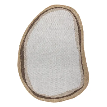 Teppich ORGANIC 2125 Sisal Stein Creme / Natur - modern unregelmäßige Form