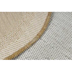 Teppich ORGANIC 2125 Sisal Stein Creme / Natur - modern unregelmäßige Form