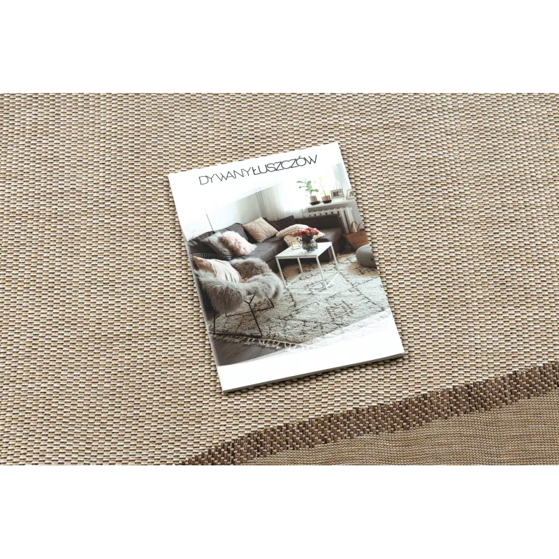 Teppich ORGANIC 2123 Sisal Stein Natur / Creme - modern unregelmäßige Form