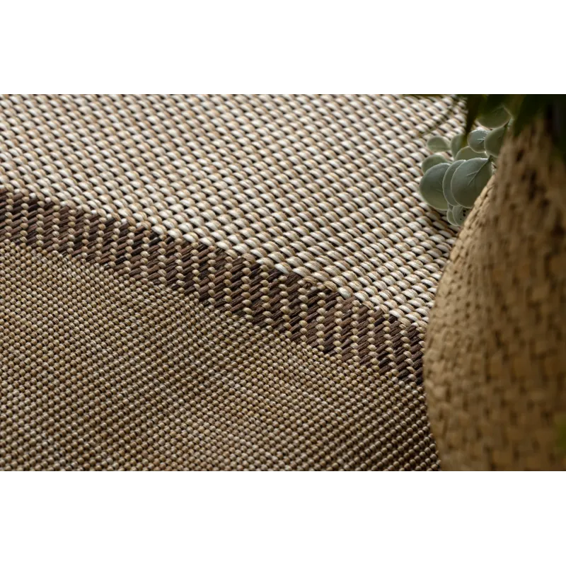 Teppich ORGANIC 2123 Sisal Stein Natur / Creme - modern unregelmäßige Form