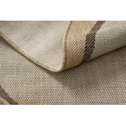 Teppich ORGANIC 2123 Sisal Stein Natur / Creme - modern unregelmäßige Form
