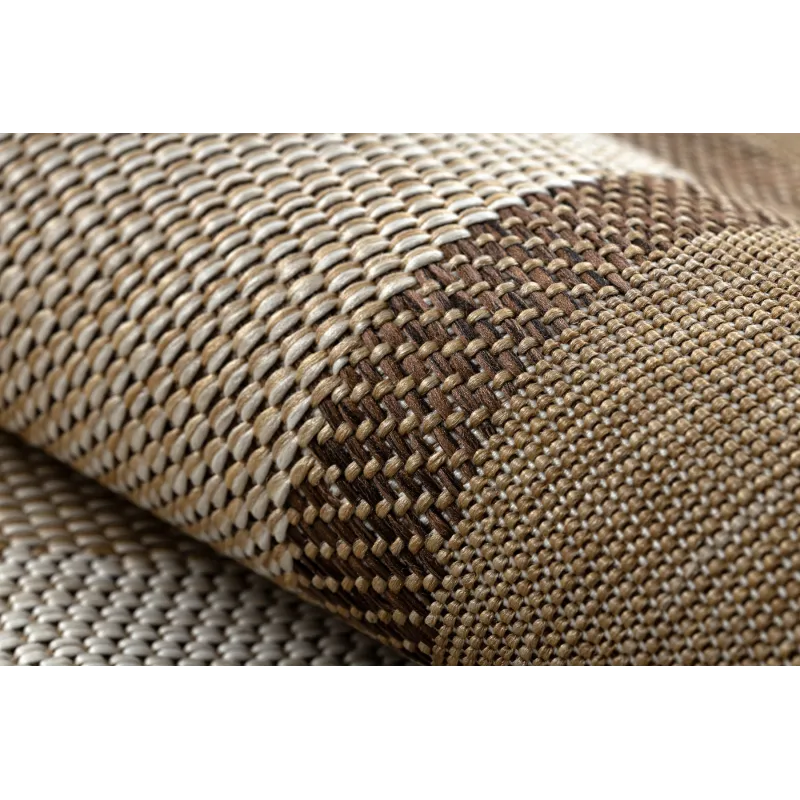 Teppich ORGANIC 2123 Sisal Stein Natur / Creme - modern unregelmäßige Form