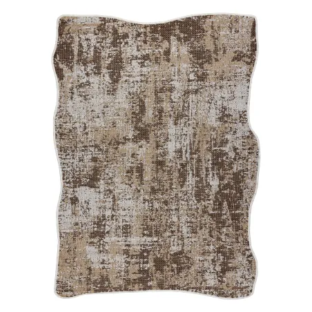 Teppich ORGANIC 2755 Sisal Abstraktion Creme / natürlich - modern unregelmäßige Form