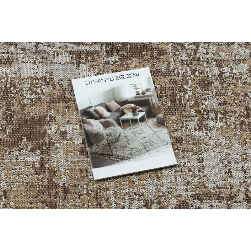 Teppich ORGANIC 2755 Sisal Abstraktion Creme / natürlich - modern unregelmäßige Form